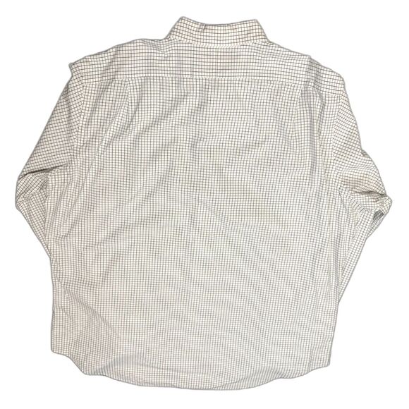 Polo Ralph Lauren Classic Fit Button Down Shirt White Windowpane Check Size XXL - Picture 3 of 5